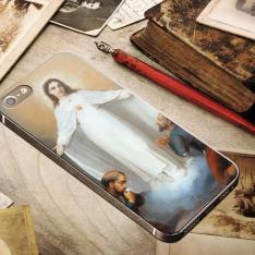 圣像手机壳 白衣圣母