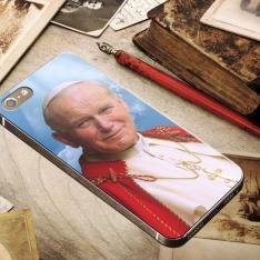教宗若望保禄二世 圣像手机壳（玻璃镜面）