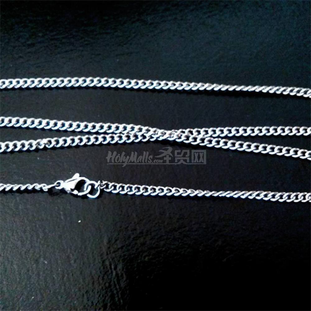 钛钢项链（环链） 不锈钢项链