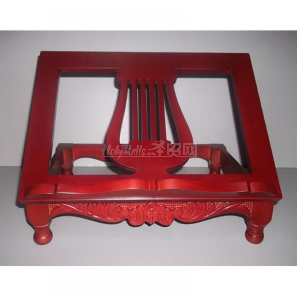 雕花读经架 教堂用品 木制品订制