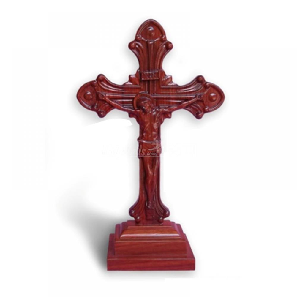 十字架摆件 教堂用品 木制品订制