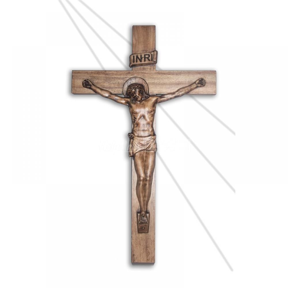 简约木浮雕十字架 教堂用品 木制品订制