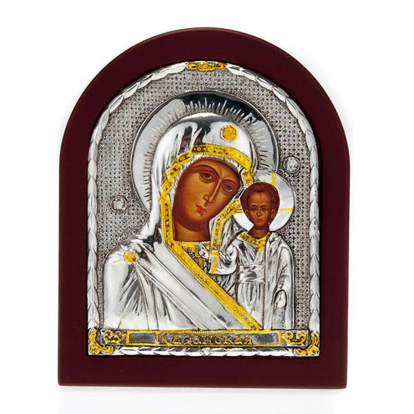 意大利进口圣像 镀银圣母抱小耶稣圣像