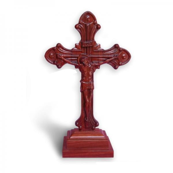 十字架摆件 教堂用品 木制品订制