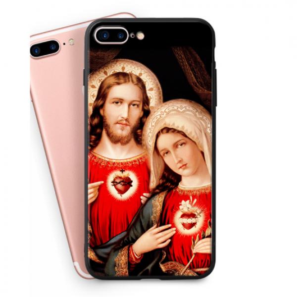 圣像手机壳 耶稣圣心圣母圣心