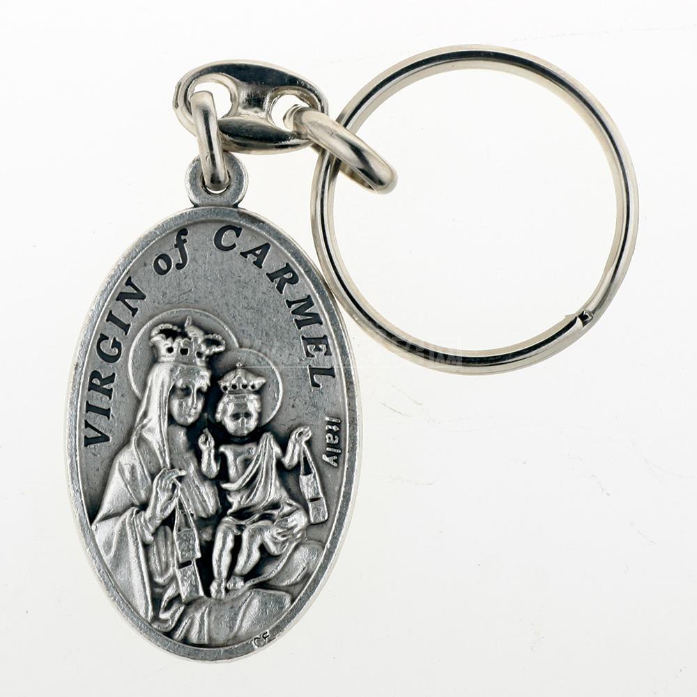 圣母圣衣圣牌 圣像钥匙链（双面）