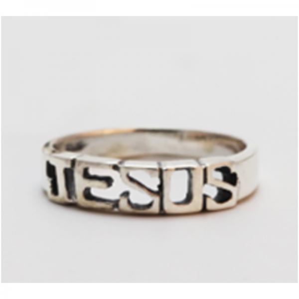 JESUS 镂空 戒指 