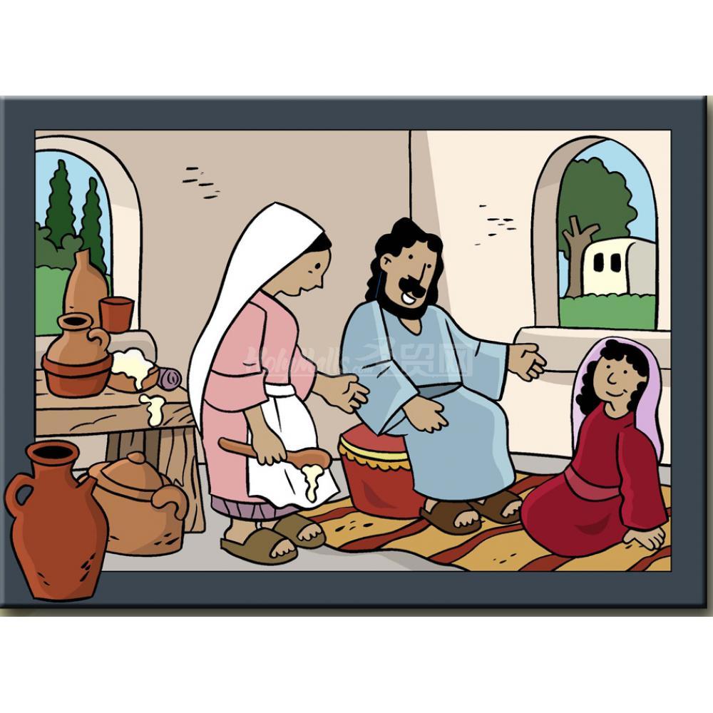 玛尔大和玛利亚 耶稣故事16