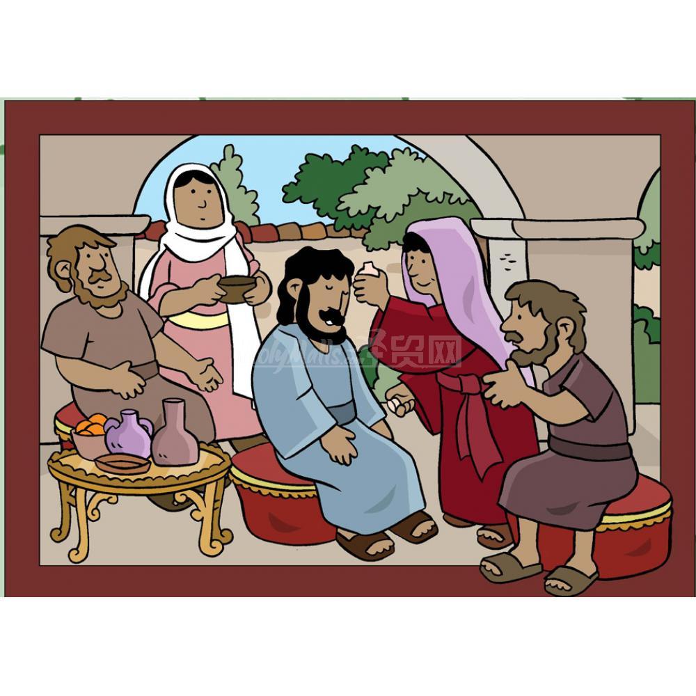 伯达尼晚宴 耶稣故事18