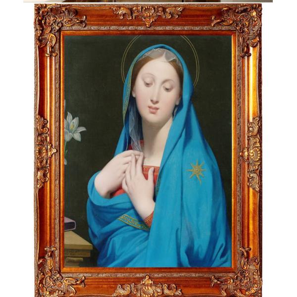圣母像 手绘油画 不带画框