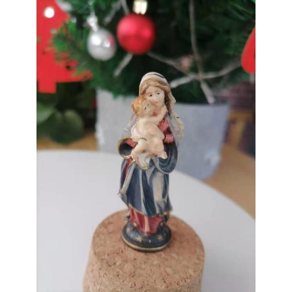 圣母抱耶稣 枫木雕像 意大利进口  