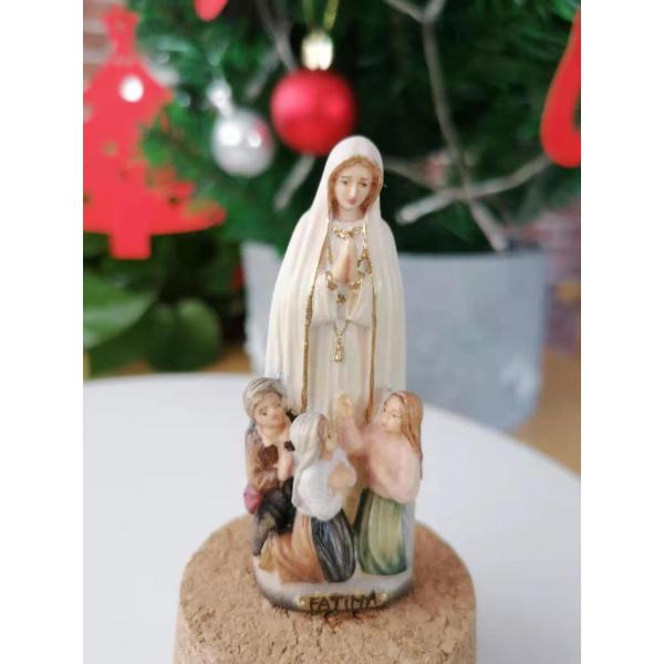法蒂玛圣母和三个小牧童 枫木雕像 意大利进口
