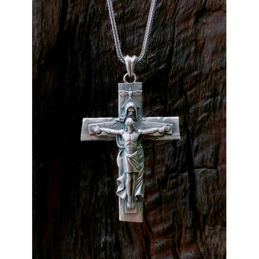 天主圣三十字架经典宽5cm长