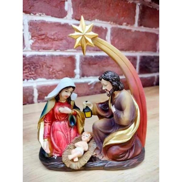 耶稣诞生马槽摆...