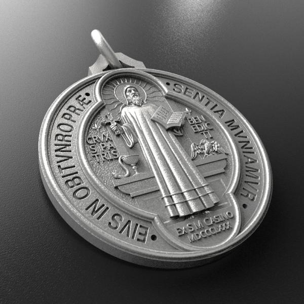 本笃驱魔圣牌（不含链）