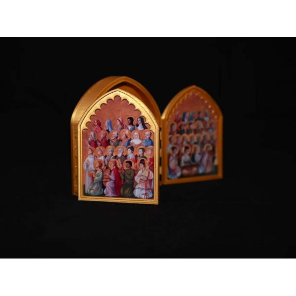 西直门天主堂祭台三联画