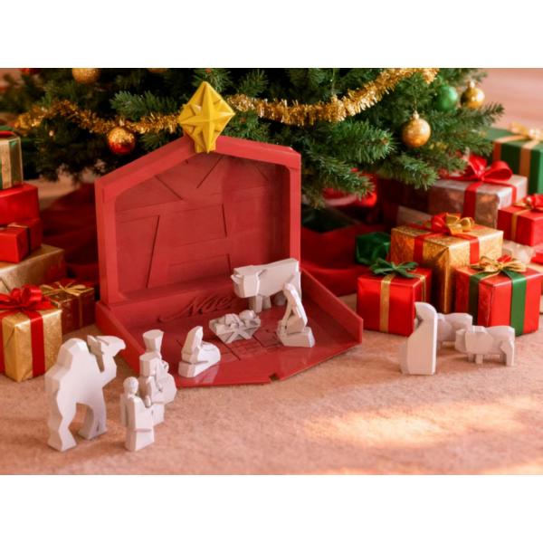 迷你耶稣诞生立...