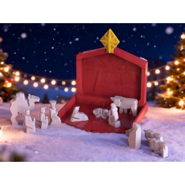 迷你耶稣诞生立体拼图