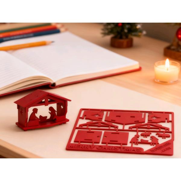 圣诞小马槽拼板