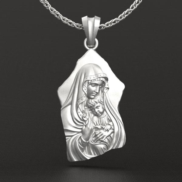 随型圣母子圣牌（不含链）